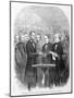 Lincoln Taking the Oath at His Second Inauguration, March 4, 1865, Published 1865-null-Mounted Giclee Print