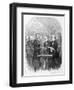 Lincoln Taking the Oath at His Second Inauguration, March 4, 1865, Published 1865-null-Framed Giclee Print