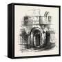 Lincoln: the Jews' House, UK, 1869-null-Framed Stretched Canvas