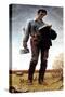 Lincoln the Railsplitter (or Young Woodcutter)-Norman Rockwell-Stretched Canvas