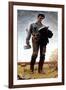 Lincoln the Railsplitter (or Young Woodcutter)-Norman Rockwell-Framed Giclee Print