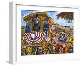 Lincoln to Washington-Lee Dubin-Framed Giclee Print