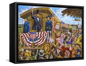 Lincoln to Washington-Lee Dubin-Framed Stretched Canvas