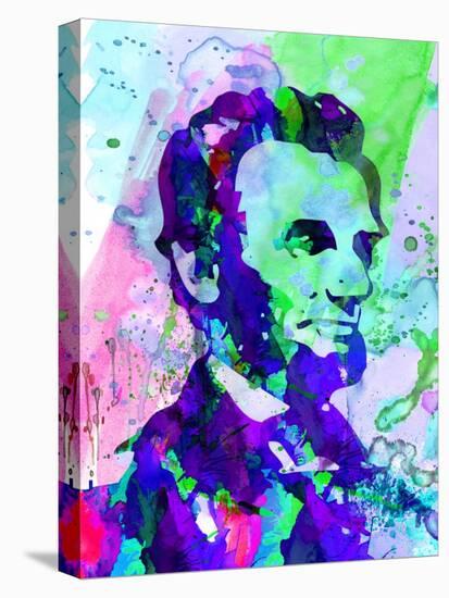 Lincoln Watercolor-Anna Malkin-Stretched Canvas
