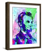 Lincoln Watercolor-Anna Malkin-Framed Art Print