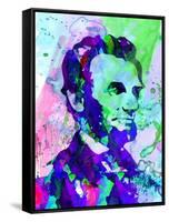 Lincoln Watercolor-Anna Malkin-Framed Stretched Canvas