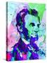 Lincoln Watercolor-Anna Malkin-Stretched Canvas