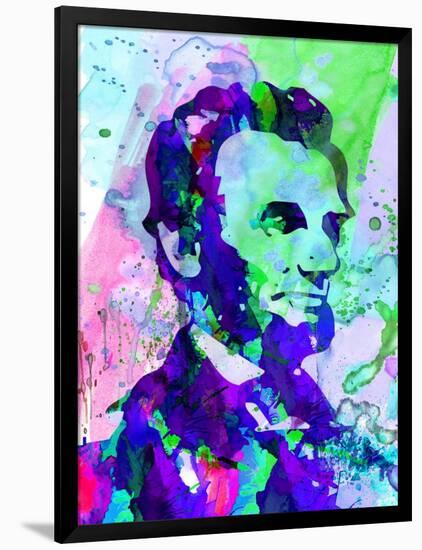 Lincoln Watercolor-Anna Malkin-Framed Art Print