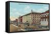 Lincoln Way, Downtown Cheyenne-null-Framed Stretched Canvas