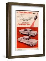 Lincoln1956 Continental Markii-null-Framed Premium Giclee Print