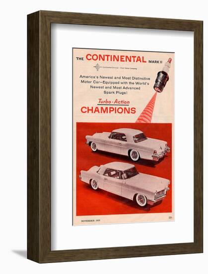 Lincoln1956 Continental Markii-null-Framed Premium Giclee Print