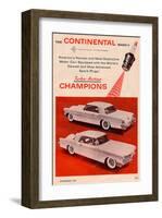 Lincoln1956 Continental Markii-null-Framed Art Print