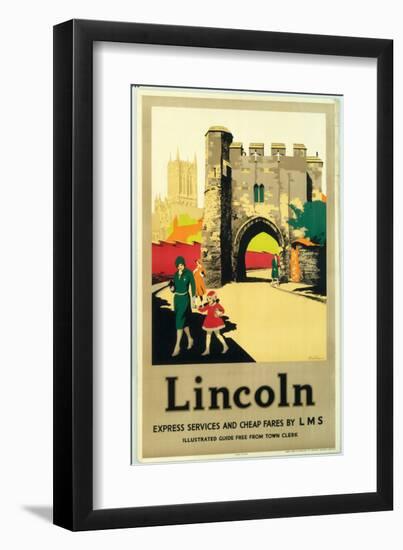 Lincoln-null-Framed Art Print