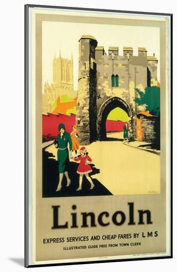 Lincoln-null-Mounted Art Print