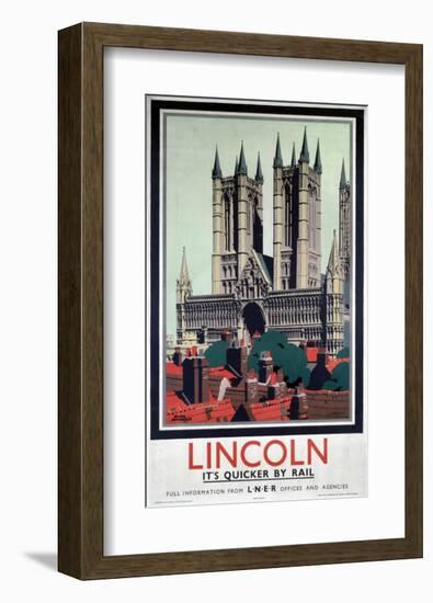 Lincoln-null-Framed Art Print