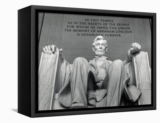 Lincoln-Daniel Chester French-Framed Stretched Canvas