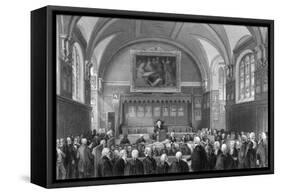 Lincolns Inn Hall-Thomas H Shepherd-Framed Stretched Canvas