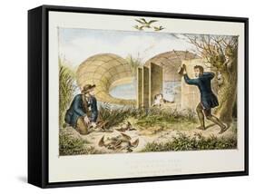 Lincolnshire Duck Decoy, C1845-null-Framed Stretched Canvas