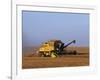 Lincolnshire, Walcot, Combine Harvester Harvesting Wheat, England-John Warburton-lee-Framed Photographic Print