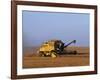 Lincolnshire, Walcot, Combine Harvester Harvesting Wheat, England-John Warburton-lee-Framed Photographic Print