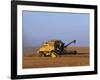 Lincolnshire, Walcot, Combine Harvester Harvesting Wheat, England-John Warburton-lee-Framed Photographic Print