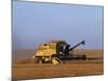 Lincolnshire, Walcot, Combine Harvester Harvesting Wheat, England-John Warburton-lee-Mounted Photographic Print