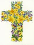 Floral Cross I, 1998-Linda Benton-Giclee Print