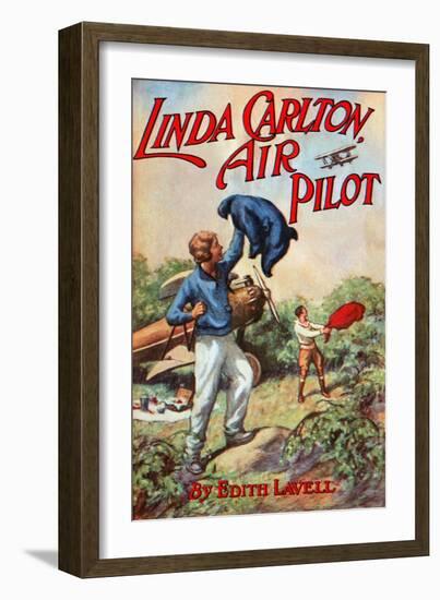 Linda Carlton Air Pilot-null-Framed Art Print