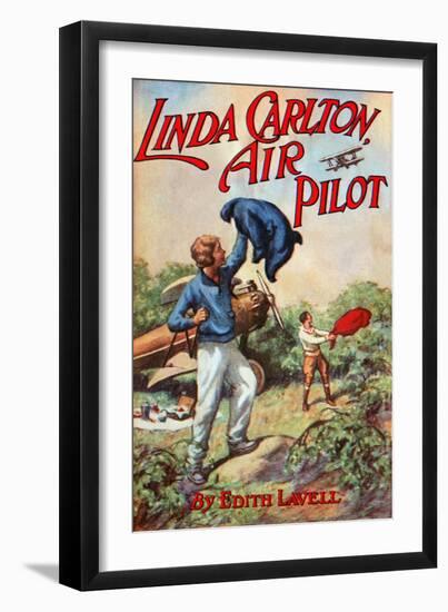 Linda Carlton Air Pilot-null-Framed Art Print