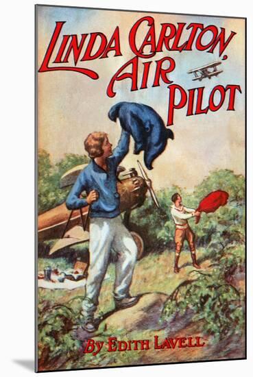 Linda Carlton Air Pilot-null-Mounted Art Print