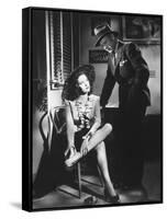 Linda Darnell, Charles Bickford, Fallen Angel, 1945-null-Framed Stretched Canvas