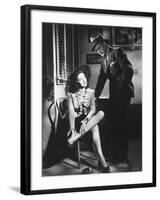 Linda Darnell, Charles Bickford, Fallen Angel, 1945-null-Framed Photographic Print