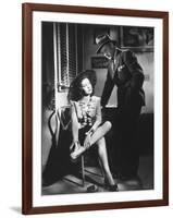 Linda Darnell, Charles Bickford, Fallen Angel, 1945-null-Framed Photographic Print