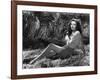 Linda Darnell dans les annees 40 in the 40's (b/w photo)-null-Framed Photo