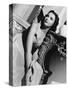 Linda Darnell dans les annees 40 in the 40's (b/w photo)-null-Stretched Canvas