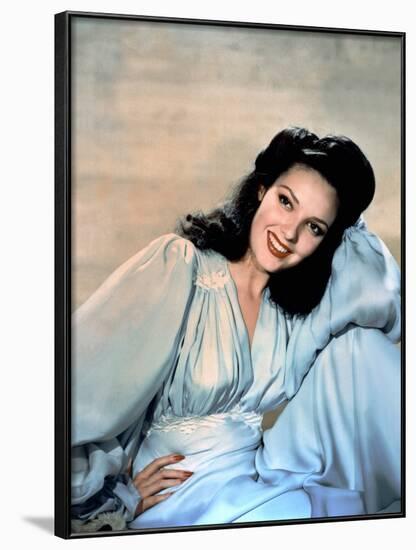 Linda Darnell dans les annees 40 in the 40's (photo)-null-Framed Photo