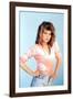 LINDA HAMILTON. "THE TERMINATOR" [1984], directed by JAMES CAMERON.-null-Framed Photographic Print