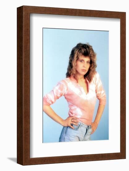 LINDA HAMILTON. "THE TERMINATOR" [1984], directed by JAMES CAMERON.-null-Framed Photographic Print