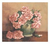 French Cottage Roses II-Linda Hanly-Art Print