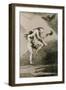 Linda Maestra, Gentle Mistress, Etching No. 68 from the Caprichos, Around 1798-Francisco de Goya-Framed Giclee Print