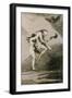 Linda Maestra, Gentle Mistress, Etching No. 68 from the Caprichos, Around 1798-Francisco de Goya-Framed Giclee Print