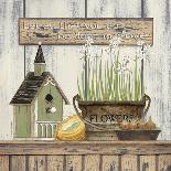 Live Laugh Love Birdhouse-Linda Spivey-Art Print