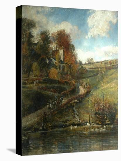 Lindale Church-John William Buxton Knight-Stretched Canvas