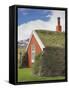 Lindarbakki Turf House at Bakkagerdi, Borgarfjordur Eystri North East Area, Iceland, Polar Regions-Neale Clarke-Framed Stretched Canvas