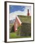 Lindarbakki Turf House at Bakkagerdi, Borgarfjordur Eystri North East Area, Iceland, Polar Regions-Neale Clarke-Framed Photographic Print