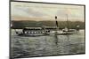 Lindau, Bayerischer Dampfer Lindau Verlässt Hafen-null-Mounted Giclee Print