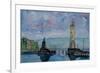 Lindau Lake Constance Harbour Entrance with Lion-Markus Bleichner-Framed Premium Giclee Print