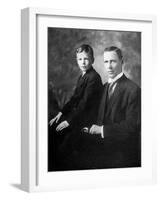 Lindbergh and Father-null-Framed Photographic Print