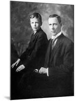 Lindbergh and Father-null-Mounted Photographic Print
