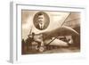 Lindbergh and Spirit of St. Louis-null-Framed Art Print